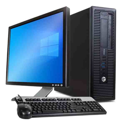 Pc Cpu Completa Dell Lenovo Core I3 4 Gb 500 Gb Monitor 17