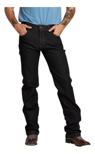 Calça Country Masculina Jeans Estica Premium P/ Usar C/ Bota