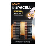 Pilas Duracell Aaa Kit 32 Baterias  En Blister Triple A