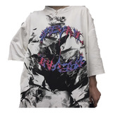 Playera Estilo Hip-hop Dark Graffiti Harajuku, Tendencia Est