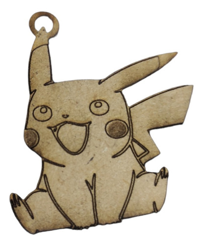 40 Llaveros Personalizados De Mdf (pikachu)