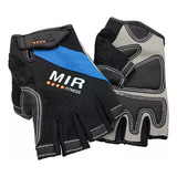 Guantes Fitness Mir Cuero Neoprene Pesas Barras Mancuernas