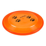 Juguete Frisbee Disco Resistente Large Para Perros Trixie Color Naranja