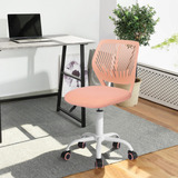 Silla De Tarea Con Altura Ajustable De Giro Color Rosa Por