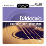 Encordado Daddario Exp26 P/ Guitarra Acustica Fosforado 011