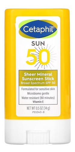 Protetor Solar Bastao Cetaphil Pure Mineral Sunscreen Spf 50