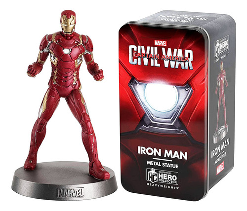 Figura Marvel Homem De Ferro Iron Man Com Lata Personalizada