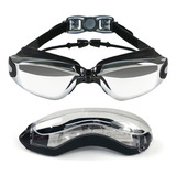 Gafas De Natación Negras Con Gafas Para Hombre Y Joven, Caja