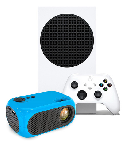 Microsoft Xbox Series S 512gb Más Proyector Azul Color Blanco