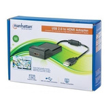 Convertidor Usb 2.0 A Hdmi Manhattan 151061 Negro /v /v