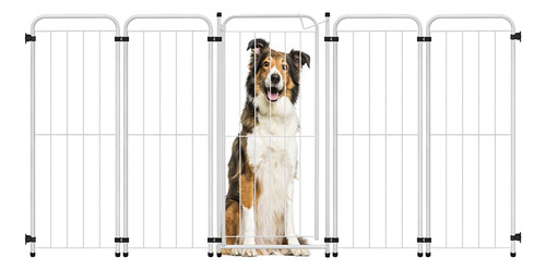Cercado Grande Cachorro Pet Grade 4 Modulos+portão 191x100cm
