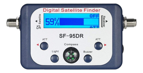 Receptor Y Buscador Digital De Señal Satelital Tono De Audio