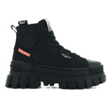 Zapatilla Palladium Revolt Hi Tx Mujer Negro