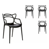 Silla Master X4 Plástico Eames Jardín Apilable 12c Baires4