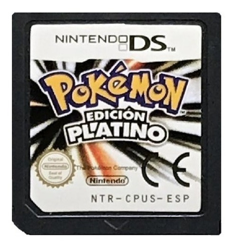 Cartucho Pokémon Platino Nintendo Ds En Español Repro