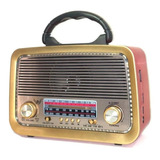 Caixa Som Rádio Retrô  A3199  Portátil Recarregavel