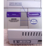 Kit Adesivo Console Super Nintendo Label S-nes Etiqueta Fita