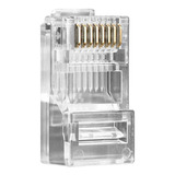 Kit 50 Conectores Rj45 Cat6 Conex 1000 Intelbras