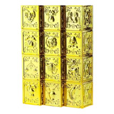 Caballeros Del Zodiaco Set De 12 Pandora Box Doradas