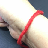 2 Pulseras Hilo Rojo Kabbalah 100% Lana De Oveja Merino