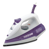 Ferro De Passar Roupa A Vapor Fx1000 Black&decker Roxo 110v Cor Branco 220v