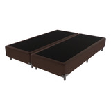 Cama Box Queen Size Marrom Comfort Prime 158x198