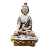 Estatuillas Buda Resina 19 Cm En 3 Colores Importado India 