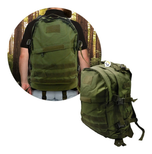 Morral Militar Táctico 36l Impermeable Campismo Senderismo