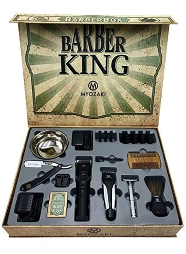 Barbero Kit Box - Incluyendo 9 Artículos: Cortadora De Cabel