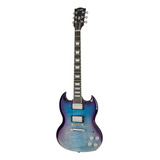 Guitarra Electrica Gibson Sg Modern Blueberry Color Azul Material Del Diapasón Palo De Rosa Orientación De La Mano Diestro