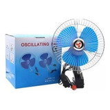 Ventilador Para Auto Ventilador Automóvil 12v Oscilante 18cm