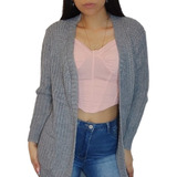 Cardigan Tejido, Lana, Talla Estandar.