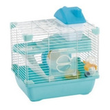 Jaula Plastica Hamster Land Azul Plataforma Casa Sunny