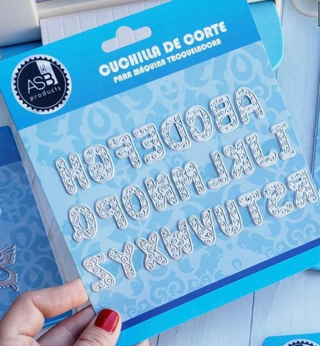 Troqueles Scrapbooking Cuchillas Corte Abecedario Decorado