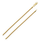 Cordão Colar Feminino Ouro 18k Maciço Diamantada Pipoca 60cm