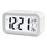 Reloj Alarma Inteligente Digital C/fecha Temperatura, Snooze