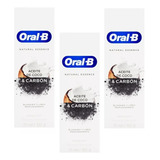 Oral-b Natural Pasta Gel Dientes Coco Carbón Pack X3