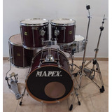 Bateria Mapex Mars Pro 5 Cuerpos Con Fierros