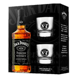 Jack Daniel's Old No. 7 1 L Com 2 Copos Personalizados
