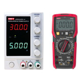 Uni-t Combo Fuente 30v 3a Utp3313tfl-ii + Tester Ut89x Rms