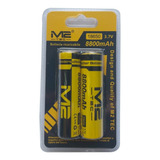 Pilas Recargables 18650 Litio 8.800 Mah  3.7v 