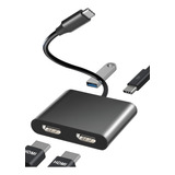 Adaptador Multipuerto Gmeaou Usb C Hub, Estación De Acoplami