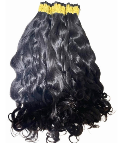 Cabelo Brasileiro Humano Limpo Ondulado 60/65cm 50 Gramas 