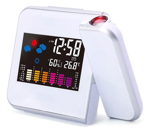 Reloj Despertador Digital Proyector Led Decoracion Hogar