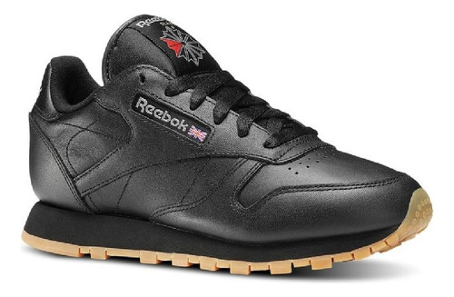 Tenis Reebok Leather Black Gum