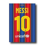 Decorativo Dorsal Lionel Messi Barcelona Psg Argentina 30x40