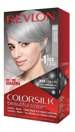 Tinte Revlon Colorsilk #1 En Usa Rubio Platinado S/amoniaco