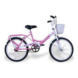 Bicicleta Rodado 20 Saya Rosa Canasto Liberty Ploppy 126006