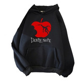 Blusa Moletom Death Note Shinigami Maçã Série Manga Canguru