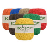 Barbante Euroroma Ecosoft Fio 4 300g 483m 7 Unidades